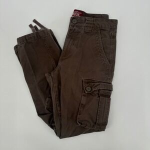 MATCH Matchstick Union Workwear Cargo Pants Brown Men Size 28 Utility Outdoor